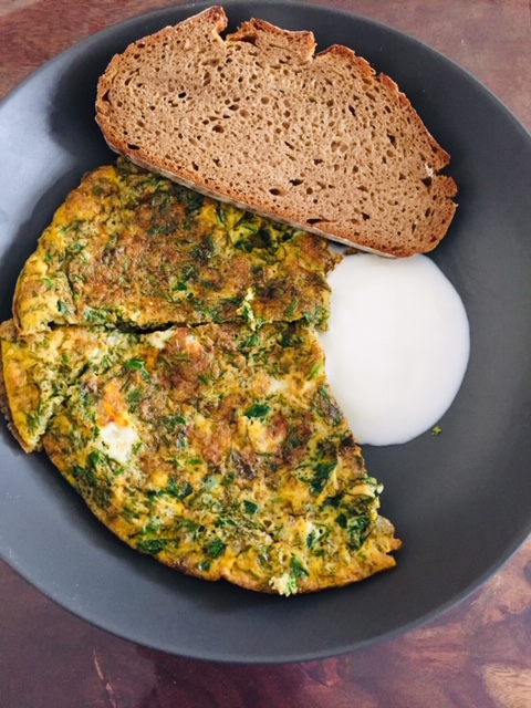 Kräuter Omelett